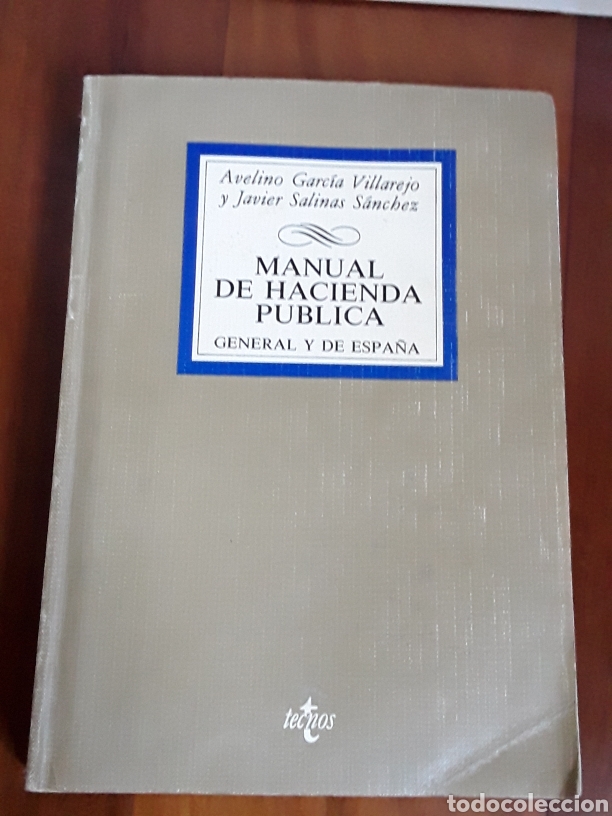 Libros de segunda mano: MANUAL DE HACIENDA PUBLICA. TECNOS. - Foto 1