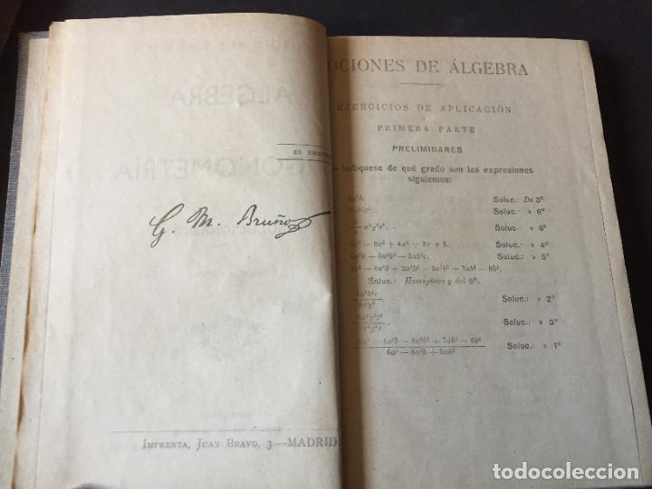 Libros de segunda mano: Algebra y trigonometria. 2 tomos Problemas y soluciones. 1943 - Foto 4
