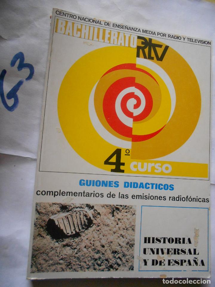Libros de segunda mano: ANTIGUO LIBRO DE TEXTO - HISTORIA UNIVERSAL Y DE ESPA&Ntilde;A - Foto 1