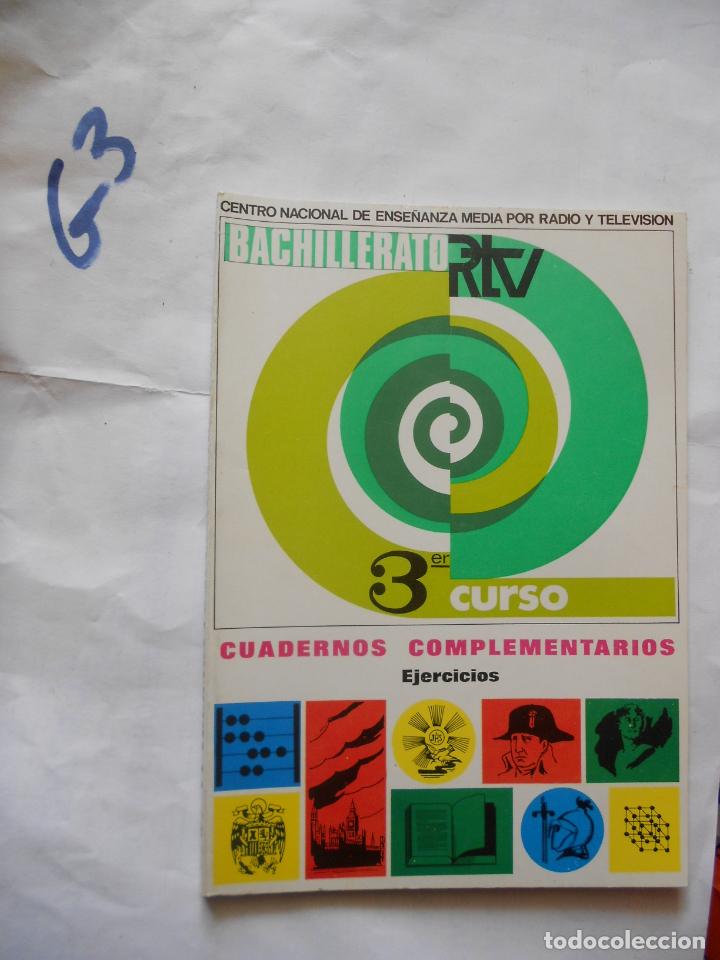 Libros de segunda mano: ANTIGUO LIBRO DE TEXTO - EJERCICIOS 3&ordm; - Foto 1