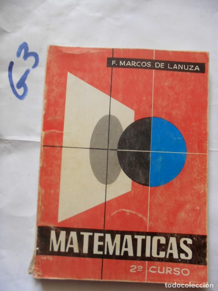 Libros de segunda mano: ANTIGUO LIBRO DE TEXTO - MATEMATICAS 2&ordm; CURSO - Foto 1