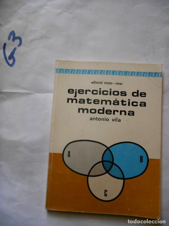 Libros de segunda mano: ANTIGUO LIBRO DE TEXTO - EJERCICIOS DE MATEMATICA MODERNA - Foto 1