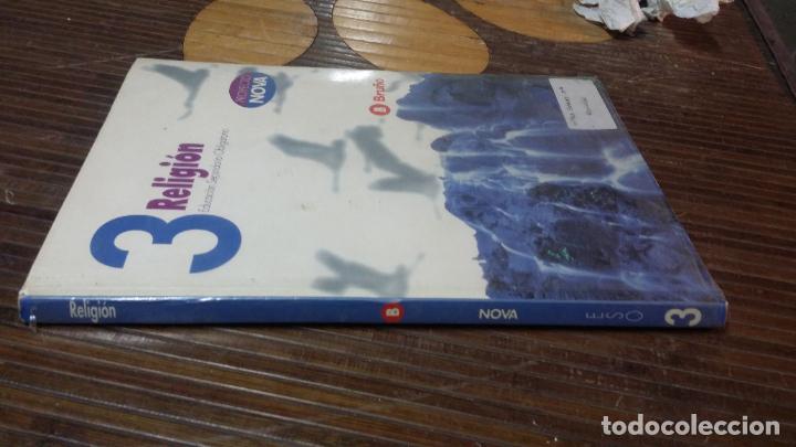 Libros de segunda mano: 3 religion bru&ntilde;o ESO Proyecto NOVA - Foto 2