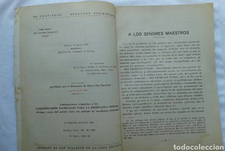 Libros de segunda mano: MIS PRIMEROS PASOS 1964 - Foto 5