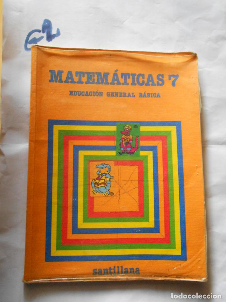 Libros de segunda mano: ANTIGUO LIBRO DE TEXTO - MATEMATICAS 7&ordm; - Foto 1