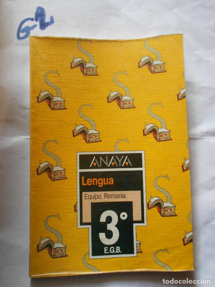 Libros de segunda mano: ANTIGUO LIBRO DE TEXTO - LENGUA - 3&ordm; - Foto 1