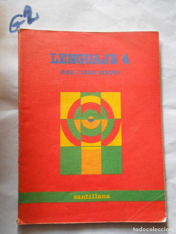 Libros de segunda mano: ANTIGUO LIBRO DE TEXTO - LENGUAJE 4 EGB - Foto 1
