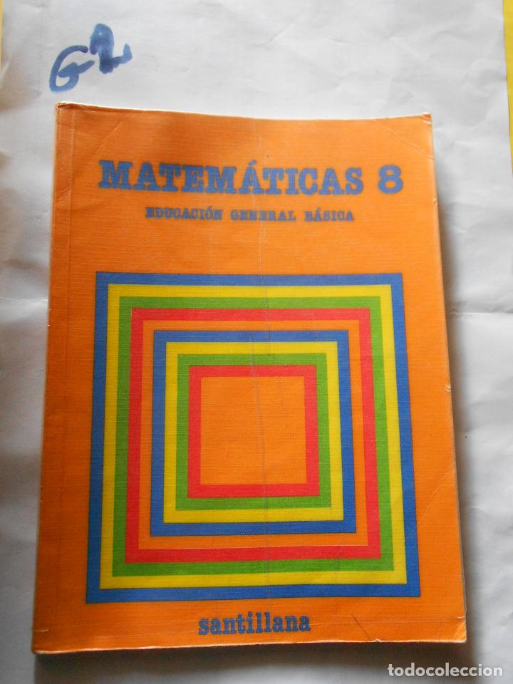 Libros de segunda mano: ANTIGUO LIBRO DE TEXTO - MATEMATICAS 8 - Foto 1