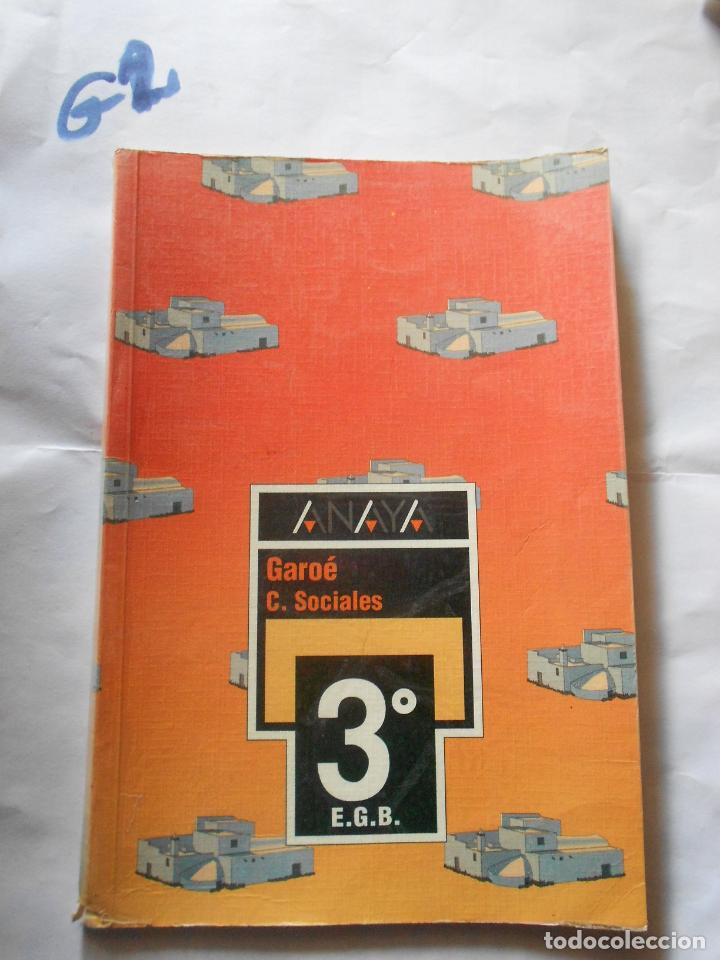 Libros de segunda mano: ANTIGUO LIBRO DE TEXTO - CIENCIAS SOCIALES 3&ordm; EGB - Foto 1