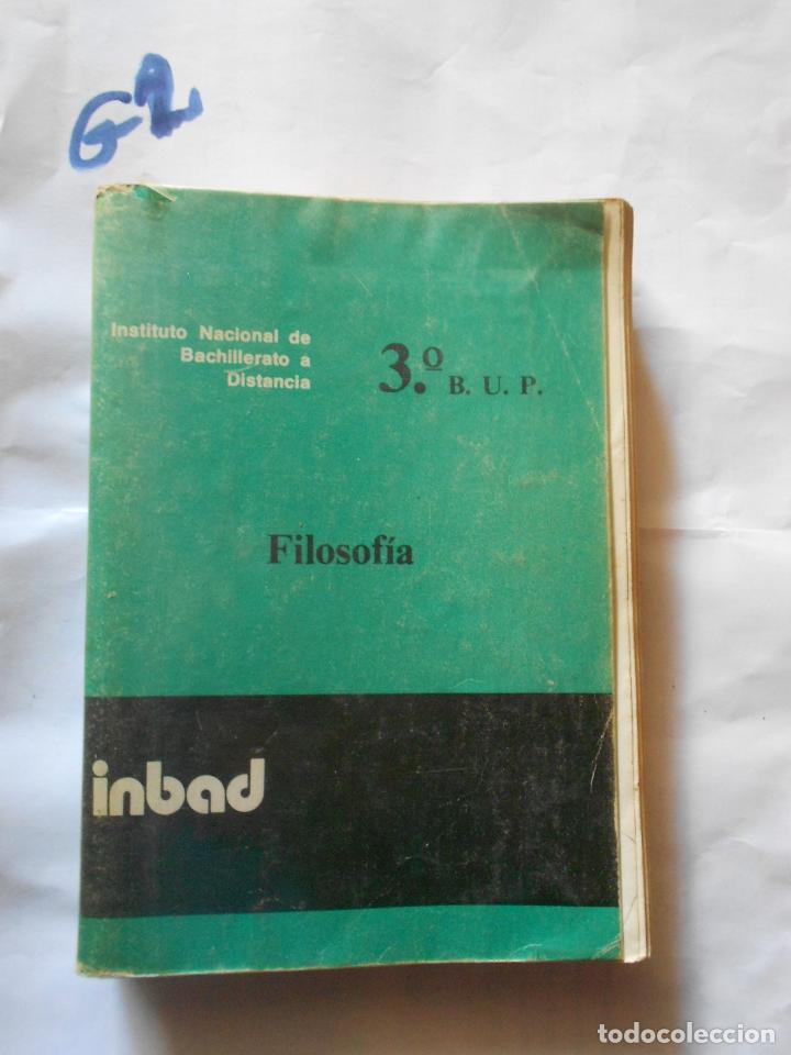 Libros de segunda mano: ANTIGUO LIBRO DE TEXTO - FILOSOFIA 3&ordm; BUP - Foto 1