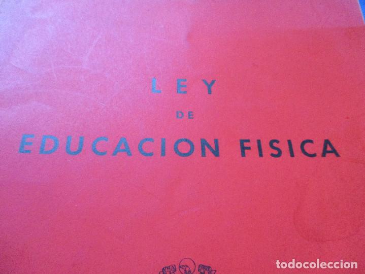 Libros de segunda mano: LEY DE EDUCACI&Oacute;N F&Iacute;SICA 1961 - Foto 2