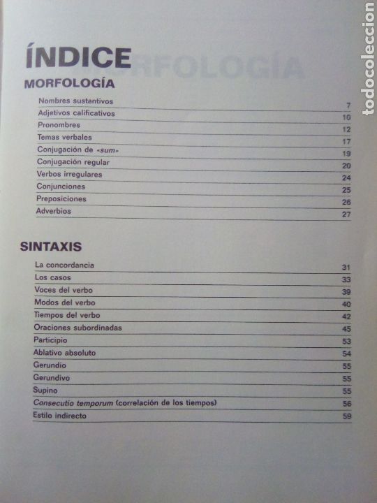 Libros de segunda mano: RESUMEN DE GRAM&Aacute;TICA LATINA - Foto 2