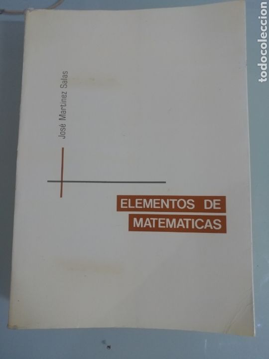 Libros de segunda mano: Elementos de matem&aacute;ticas. Jose Mart&iacute;nez - Foto 1