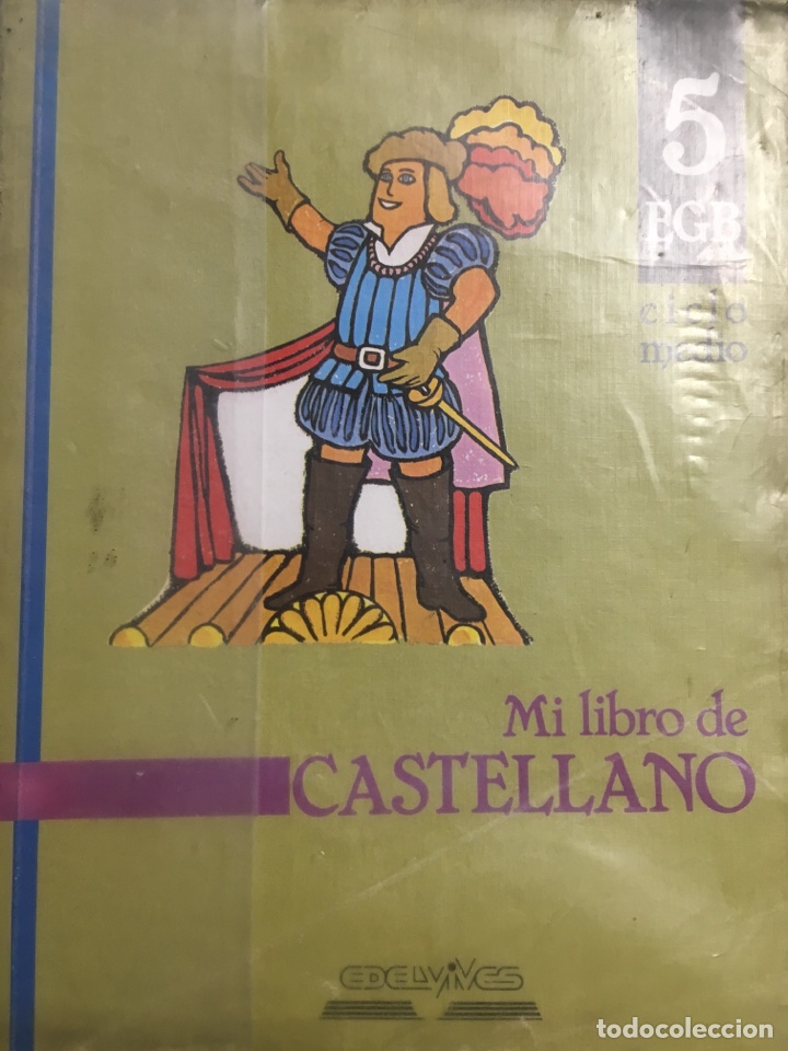 Libros de segunda mano: Mi libro de Castellano 5EGB Edelvives 1985 - Foto 1