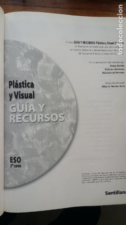 Libros de segunda mano: PLASTICA Y VISUAL GUIA DE RECURSOS ESO 3 SANTILLANA - Foto 4