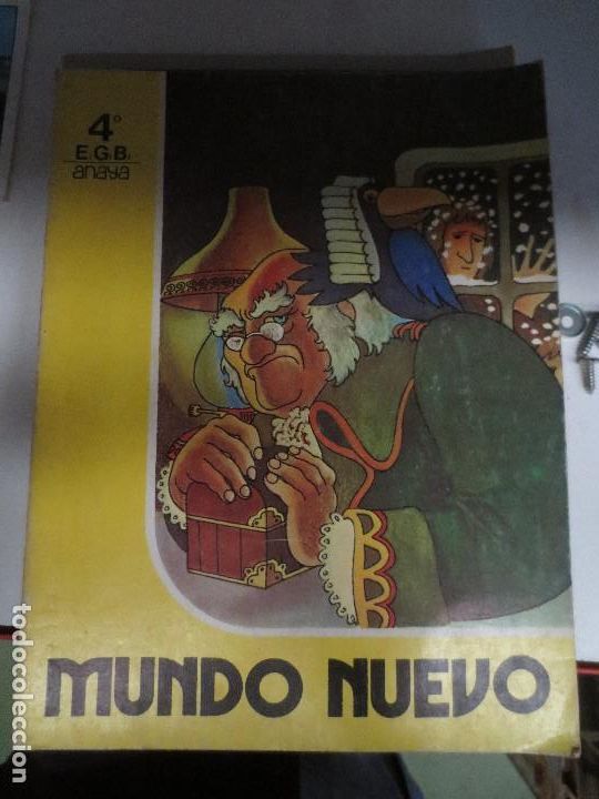 Libros de segunda mano: mundo nuevo. 4 egb - Foto 1