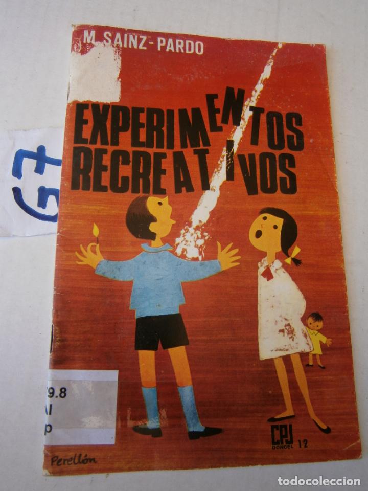 Libros de segunda mano: ANTIGUO LIBRO DE TEXTO - EXPERIMENTOS RECREATIVOS - Foto 1