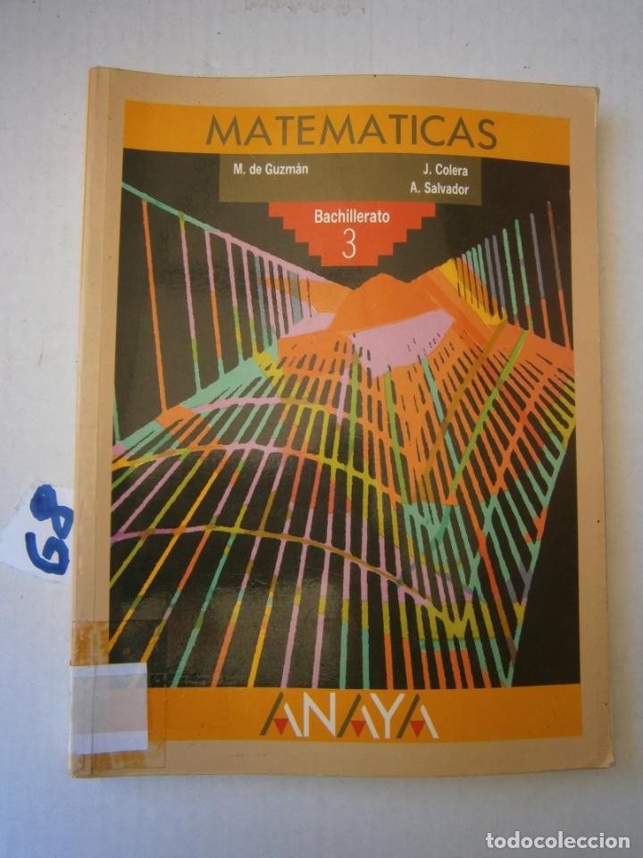 Libros de segunda mano: ANTIGUO LIBRO DE TEXTO - MATEMATICAS 3&ordm; BUP - Foto 1