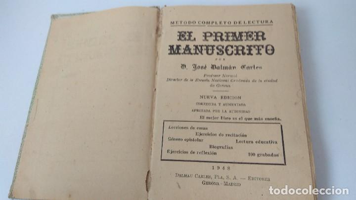 Libros de segunda mano: EL PRIMER MANUSCRITO - Foto 2