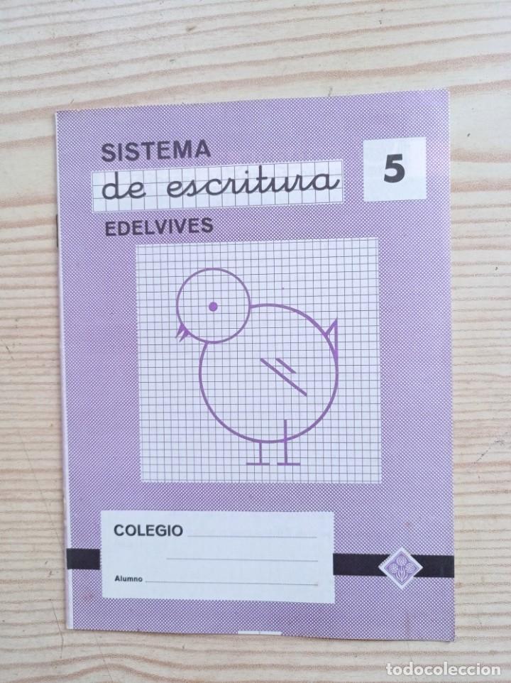 Libros de segunda mano: Cuaderno Sistema De Escritura 5 Edelvives - Foto 1
