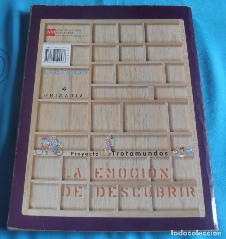 Libros de segunda mano: LECTURAS PARA TROTAMUNDOS 4&ordm; DE PRIMARIA, SM. - Foto 2