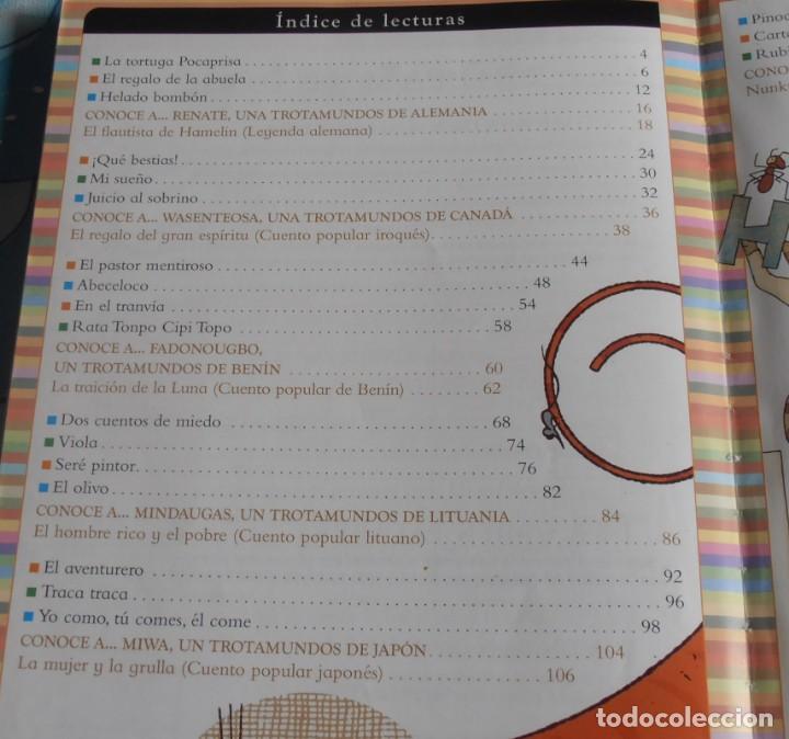 Libros de segunda mano: LECTURAS PARA TROTAMUNDOS 4&ordm; DE PRIMARIA, SM. - Foto 3