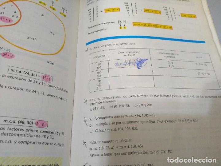 Libros de segunda mano: MATEMATICAS PITAGORAS 6 EGB SM REF BLCA - Foto 4
