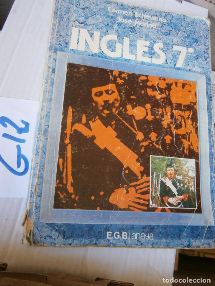 Libros de segunda mano: ANTIGUO LIBRO DE TEXTO - INGLES 7&ordm; EGB - Foto 1
