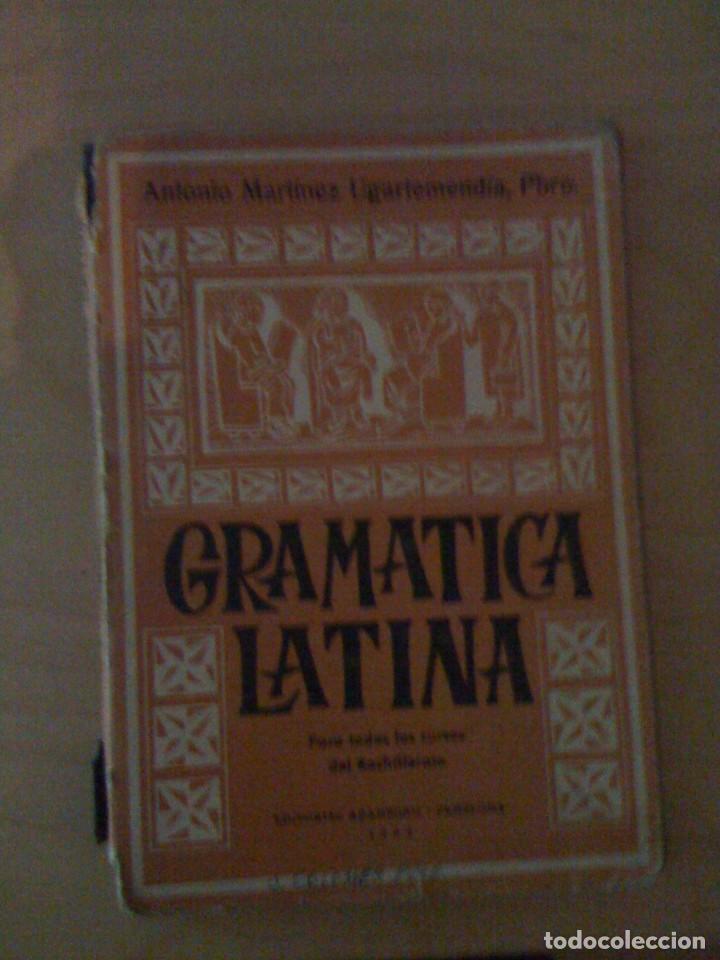 Libros de segunda mano: ANTIGUO LIBRO DE GRAM&Aacute;TICA LATINA ANTONIO MART&Iacute;NEZ - Foto 1
