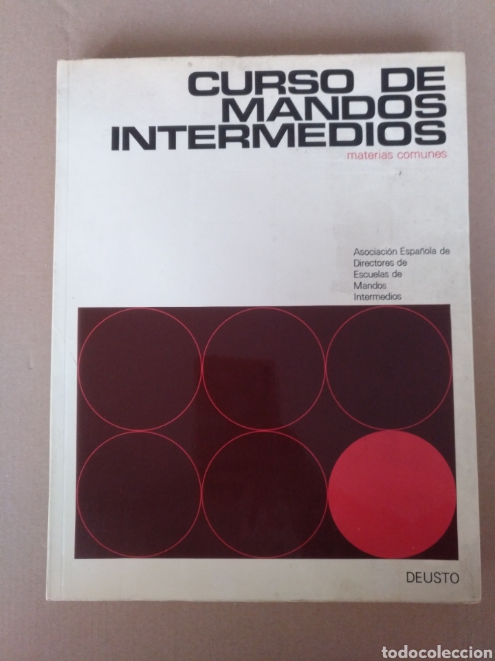 Libros de segunda mano: Curso de mandos intermedios. Materias comunes. Ediciones deusto. Libro - Foto 1