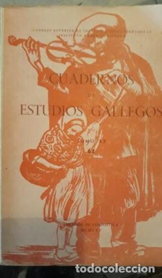 Libros de segunda mano: CUADERNOS DE ESTUDIOS GALLEGOS . Lote 3 tomos.. - Foto 1