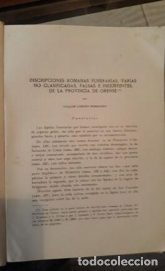 Libros de segunda mano: CUADERNOS DE ESTUDIOS GALLEGOS . Lote 3 tomos.. - Foto 3