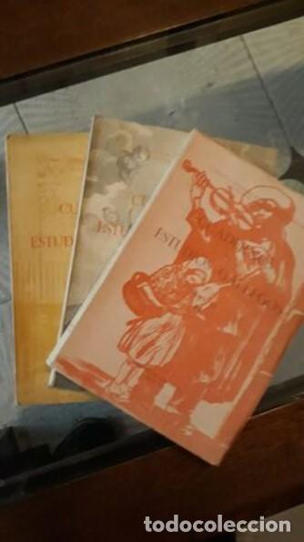 Libros de segunda mano: CUADERNOS DE ESTUDIOS GALLEGOS . Lote 3 tomos.. - Foto 4