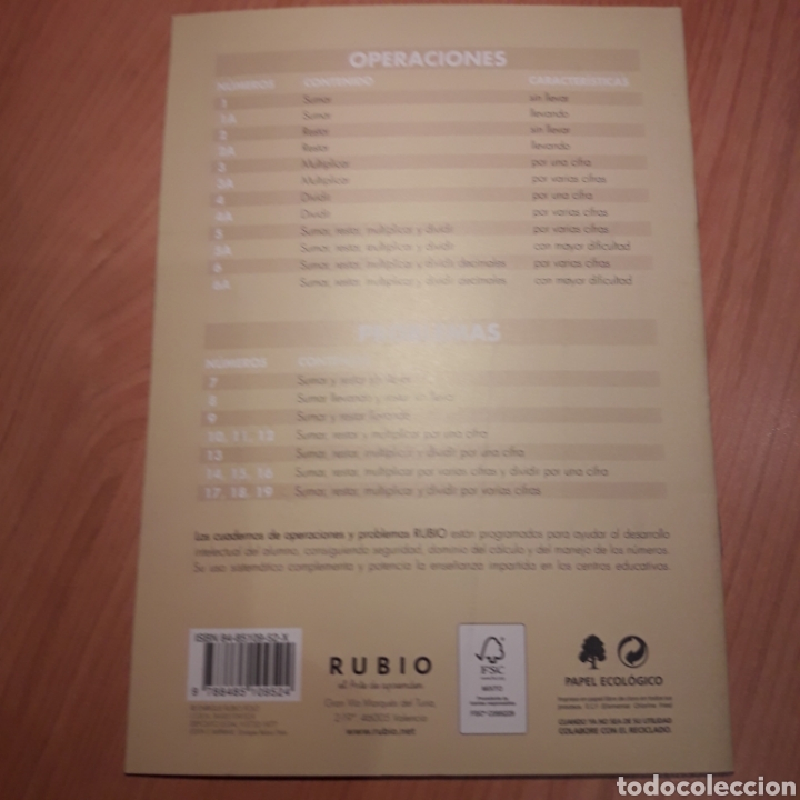 Libros de segunda mano: Cuaderno Rubio - Foto 2