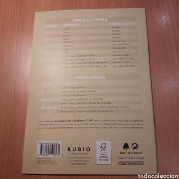 Libros de segunda mano: Cuaderno Rubio - Foto 2