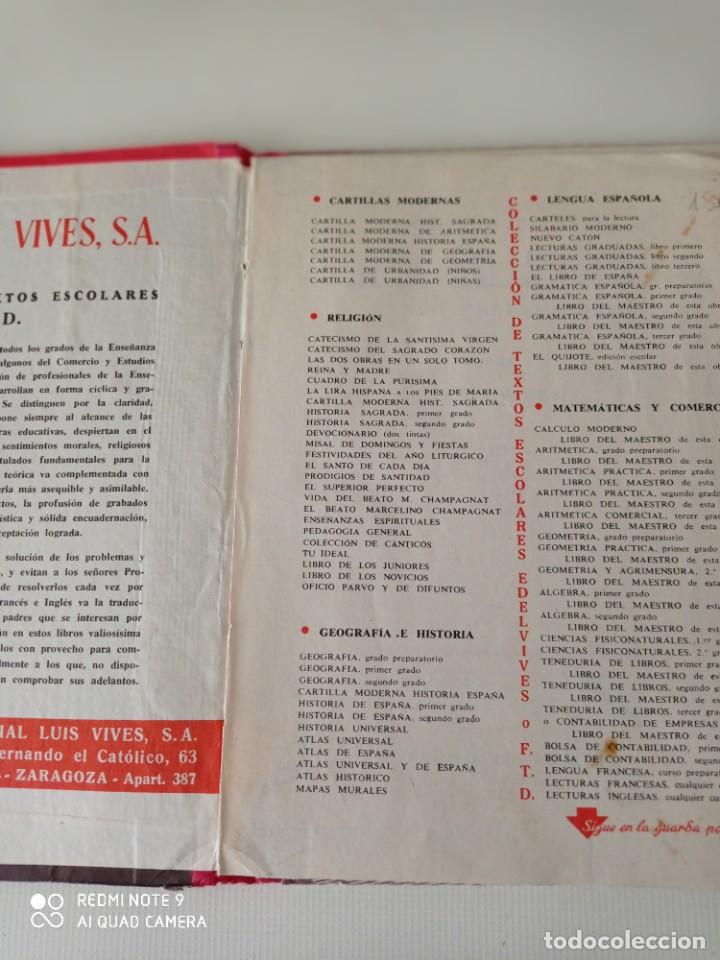 Libros de segunda mano: Antiguo libro de Escuela de Gram&aacute;tica , grado preparatorio edi, Edelvives - Foto 2