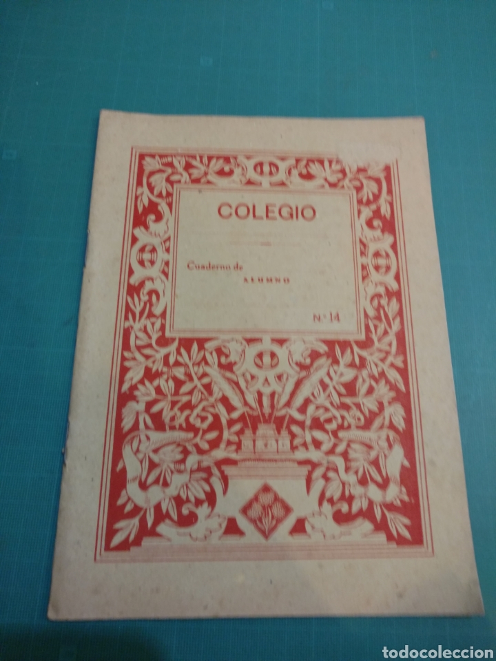 Libros de segunda mano: Cuaderno de alumno N14 . COLEGIO - Foto 1