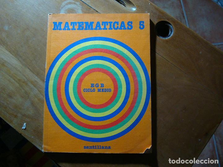 Libros de segunda mano: MATEMATICAS 5&ordm; EGB Santillana 1982 - Foto 1