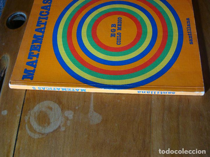 Libros de segunda mano: MATEMATICAS 5&ordm; EGB Santillana 1982 - Foto 2