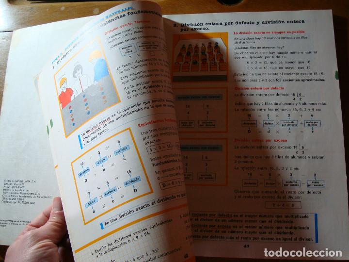 Libros de segunda mano: MATEMATICAS 5&ordm; EGB Santillana 1982 - Foto 6