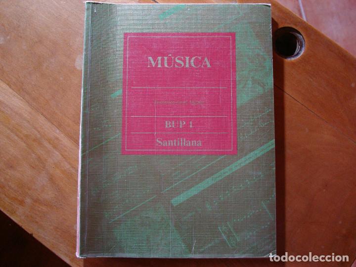 Libros de segunda mano: musica 1 bup santillana 1992 - Foto 1