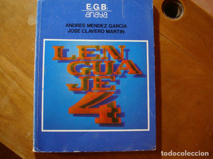 Libros de segunda mano: lenguaje 4 egb anaya 1980 - Foto 1