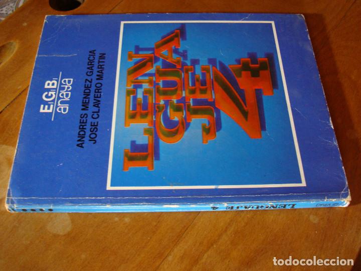 Libros de segunda mano: lenguaje 4 egb anaya 1980 - Foto 2