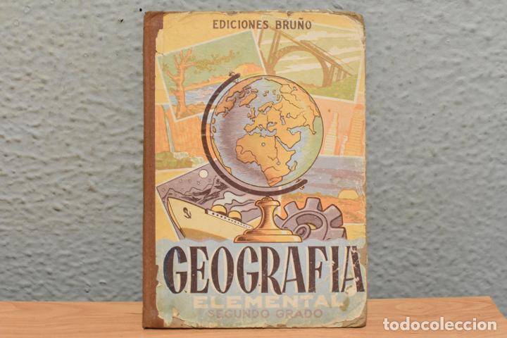 Libros de segunda mano: GEOGRAF&Iacute;A ELEMENTAL SEGUNDO GRADO-EDICIONES BRU&Ntilde;O-1954 - Foto 1