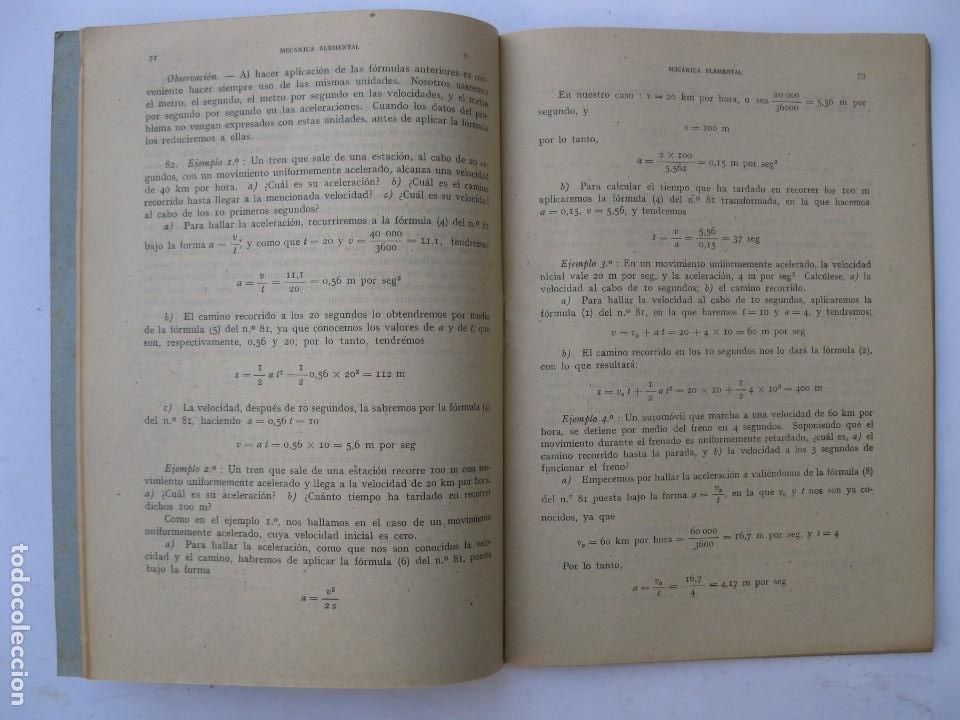 Libros de segunda mano: MEC&Aacute;NICA ELEMENTAL - TERCERA PARTE - SERVICIO DE EXTENSI&Oacute;N DE ENSE&Ntilde;ANZAS T&Eacute;CNICAS. - Foto 2