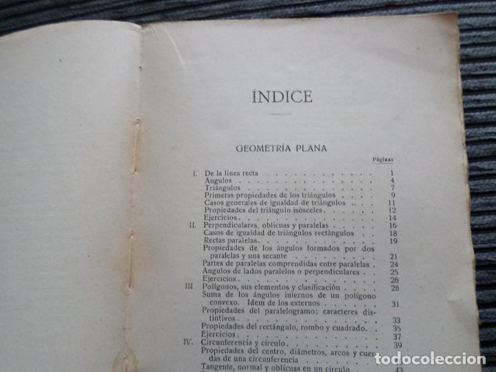 Libros de segunda mano: LIBRO GEOMETRIA PLANA Y DEL ESPACIO 1931 - Foto 10