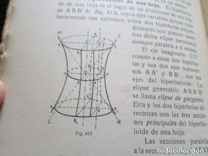 Libros de segunda mano: LIBRO GEOMETRIA PLANA Y DEL ESPACIO 1931 - Foto 15