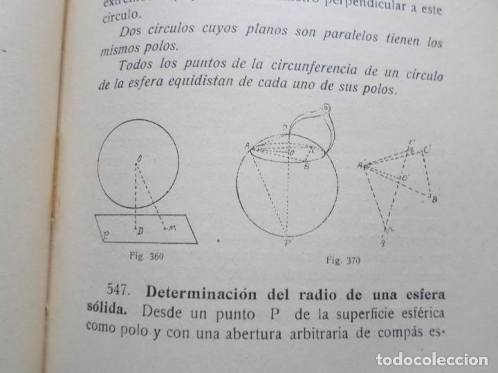 Libros de segunda mano: LIBRO GEOMETRIA PLANA Y DEL ESPACIO 1931 - Foto 18