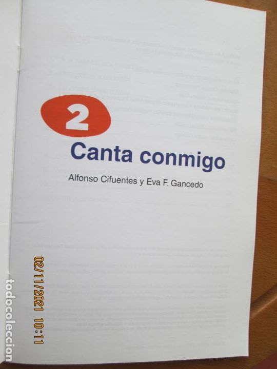 Libros de segunda mano: CANTA CONMIGO - 2 - PRIMARIA - ANAYA 2015. - Foto 2