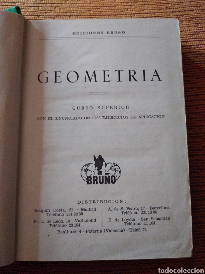 Libros de segunda mano: Geometr&iacute;a curso superior ediciones Bru&ntilde;o - Foto 2